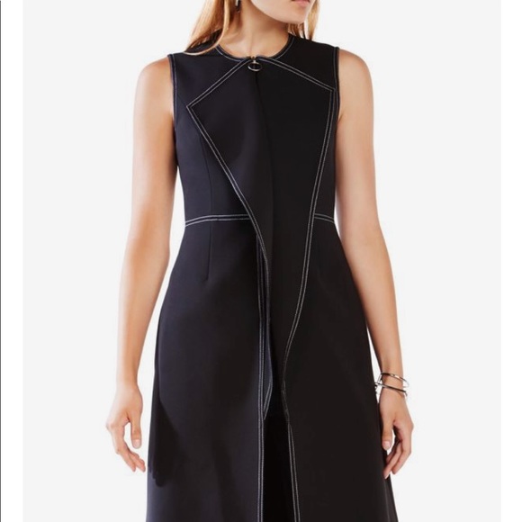 BCBG Black Full Zip Up Dress